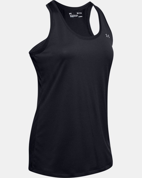 Camiseta sin mangas UA Tech™ para mujer, Black, pdpMainDesktop image number 4